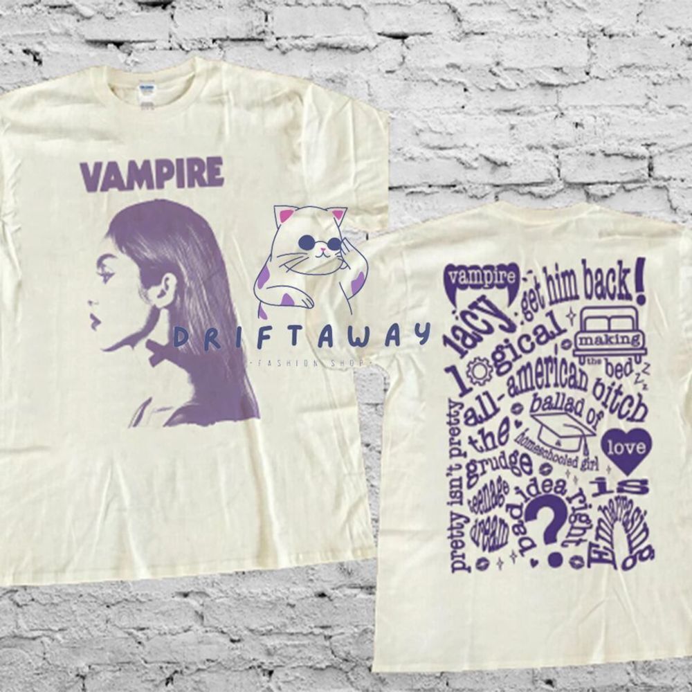 Olivia Rodrigo Vampire Pop Music Fan Graphic Unisex T-Shirt